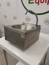 Stainless Steel Basix Knee Operated Hand Wash Basin (NCE6259)