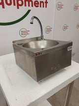 Stainless Steel Basix Knee Operated Hand Wash Basin (NCE6259)