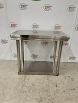 Low Stainless Steel Table/Equipment Stand- CLEARANCE 80x50cm (NCE6337)