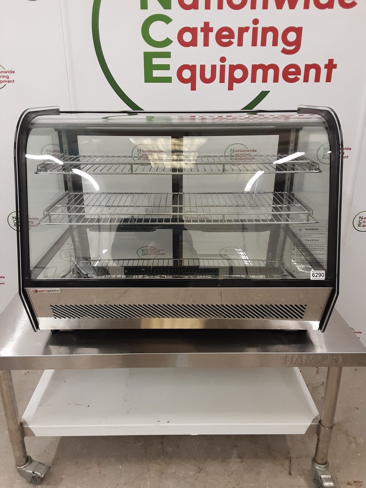 GGM Gastro 160L Tabletop Display Fridge, Model- TKVNR160 (NCE6290)