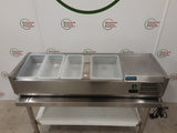 Polar Tabletop Toppings Fridge, 120cm, Gastronorm Containers Included, Model- GD875 (NCE6345)