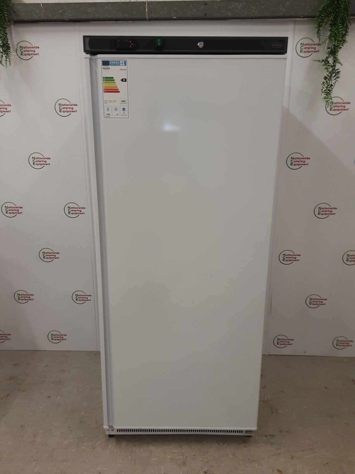 Combisteel White 600L Single Upright Fridge- B-Grade, Model- 7950.5330 (NCE6348)