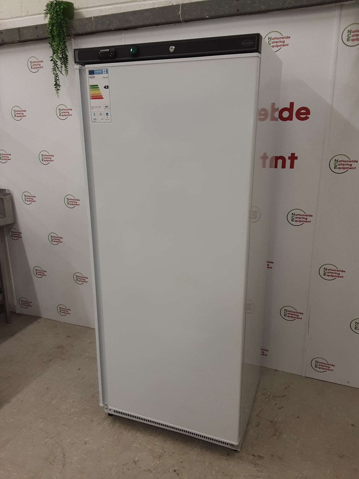 Combisteel White 600L Single Upright Fridge- B-Grade, Model- 7950.5330 (NCE6348)
