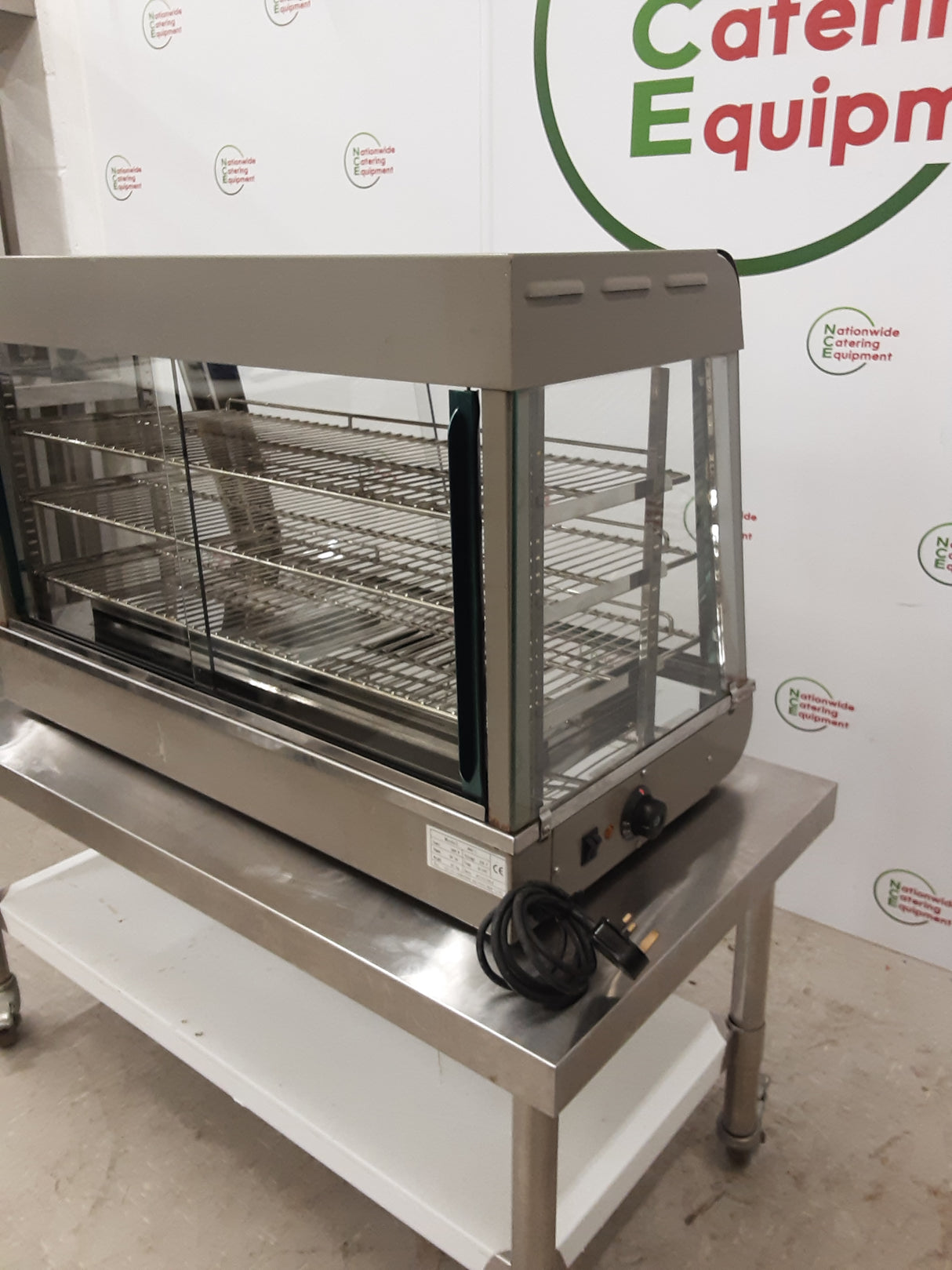 Infernus Tabletop Pie Warmer/Hot Food Display Cabinet, 13amp, Model-R-60-1 (NCE6221)