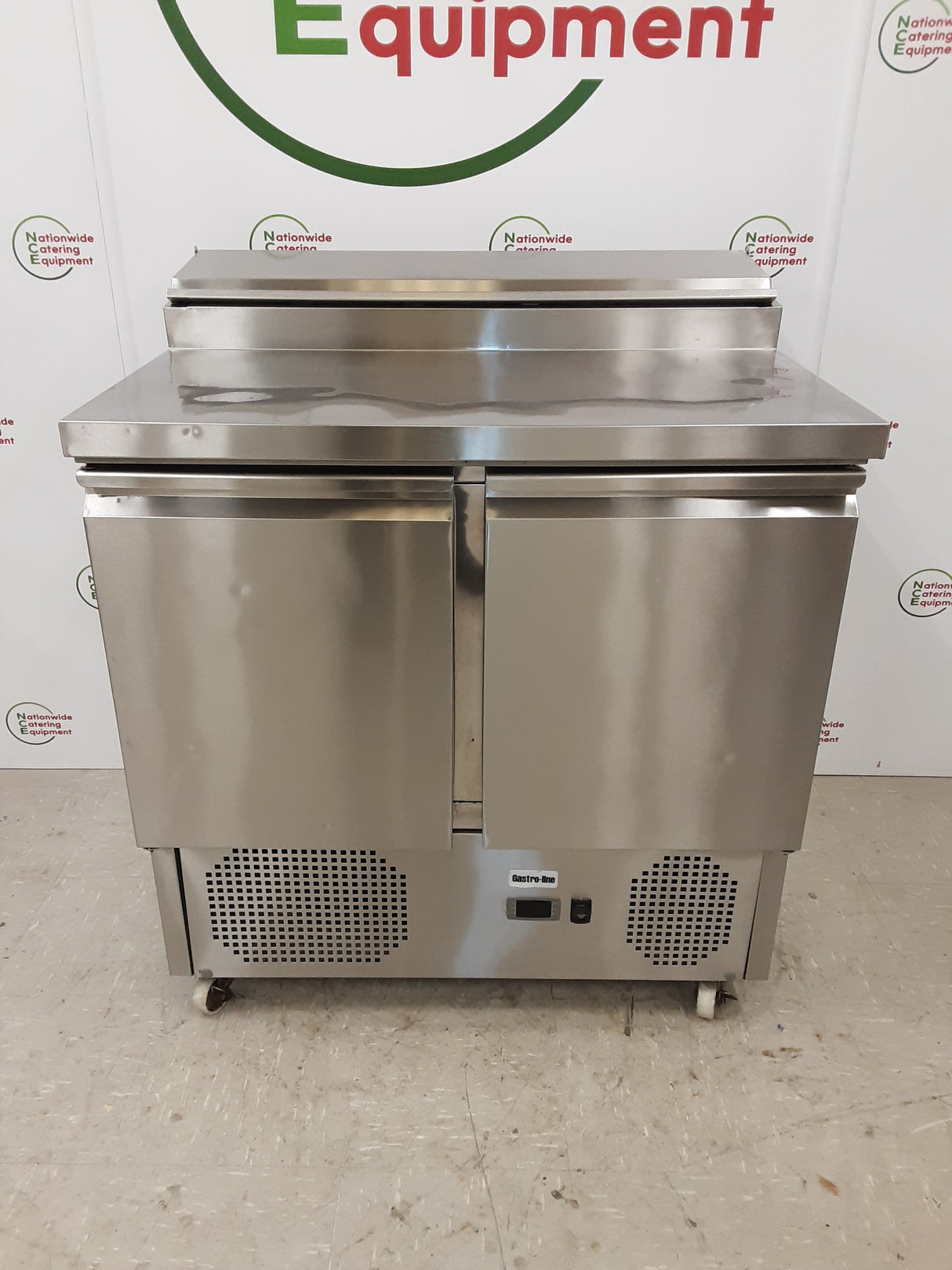 Gastroline Two Door Counter Fridge With Toppings Opening, Model- RGP046 (NCE6367)