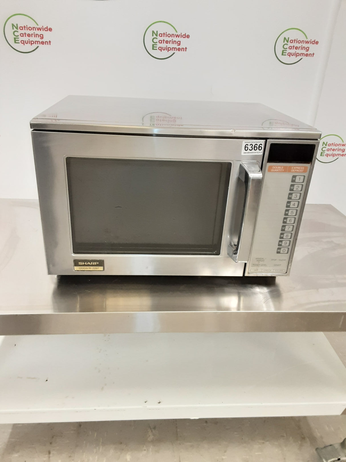 Sharp 1200w Microwave, Model- R2297 (NCE6366)