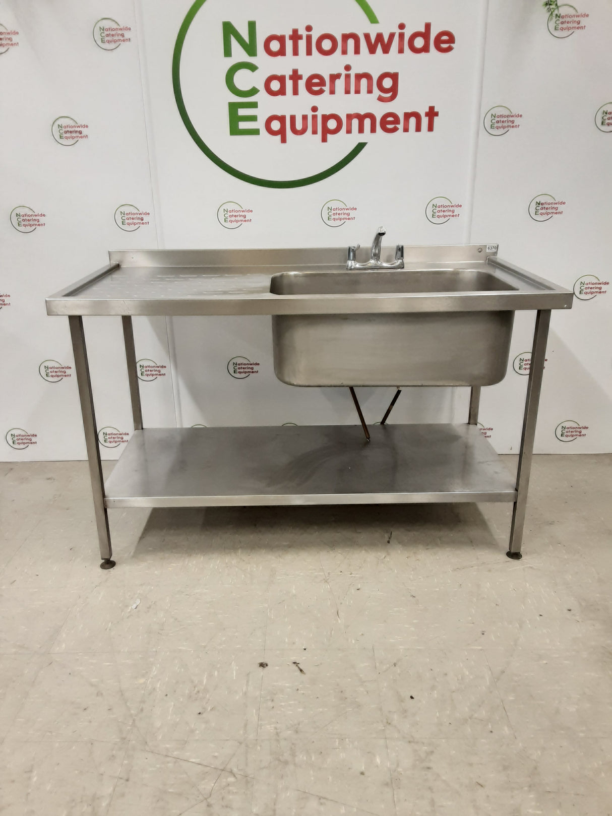 Stainless Steel Single Sink, With Large Basin, 150x75cm (NCE6373)