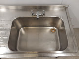 Stainless Steel Single Sink, With Large Basin, 150x75cm (NCE6373)