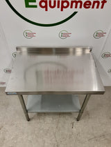 Vogue Stainless Steel Table 90x65cm With Upstand (NCE6385)