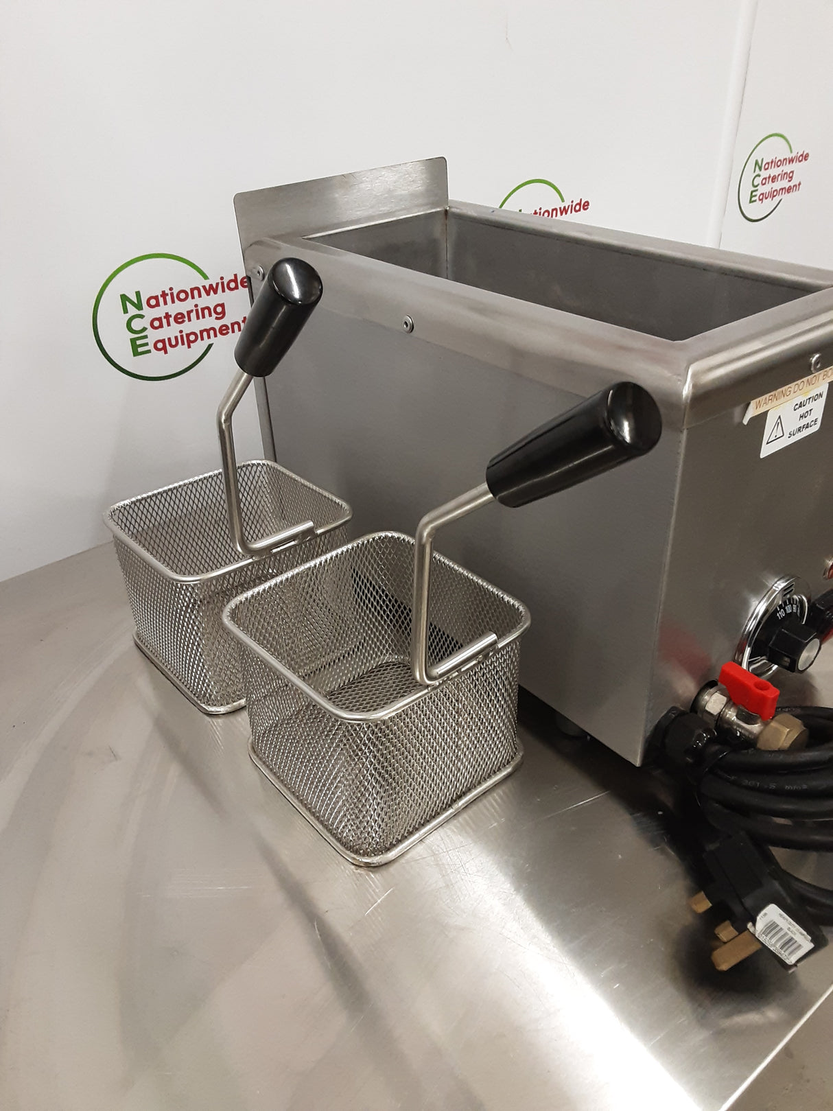 Tabletop Pasta Boiler 13amp Electric With Two New Baskets (NCE6398)