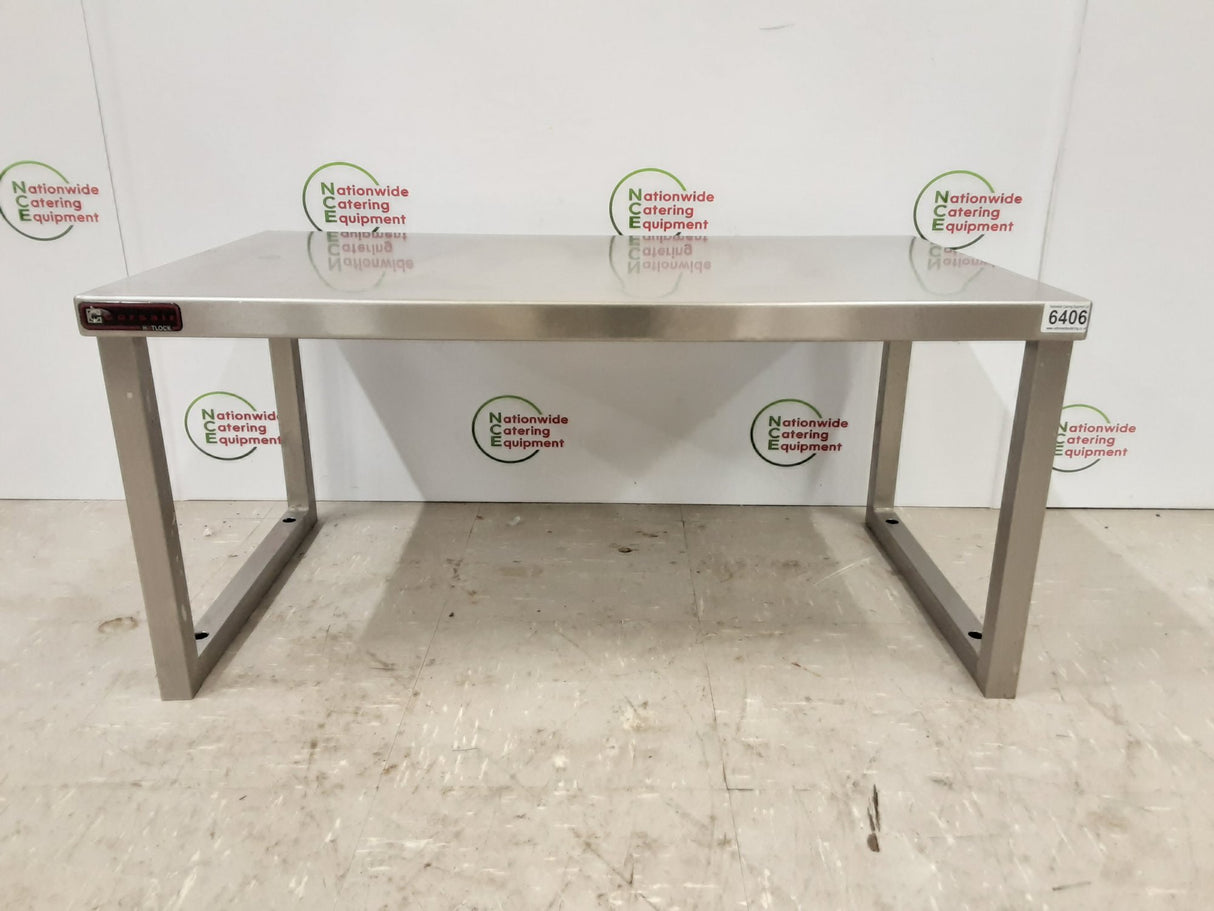 Stainless Steel Over Table Single Tier Shelf, 85x50cm (NCE6406)