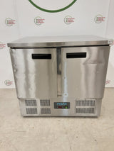 Polar Two Door Flat Counter Fridge, Model- U636 (NCE6413)