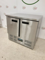 Polar Two Door Flat Counter Fridge, Model- U636 (NCE6413)