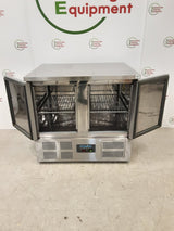 Polar Two Door Flat Counter Fridge, Model- U636 (NCE6413)