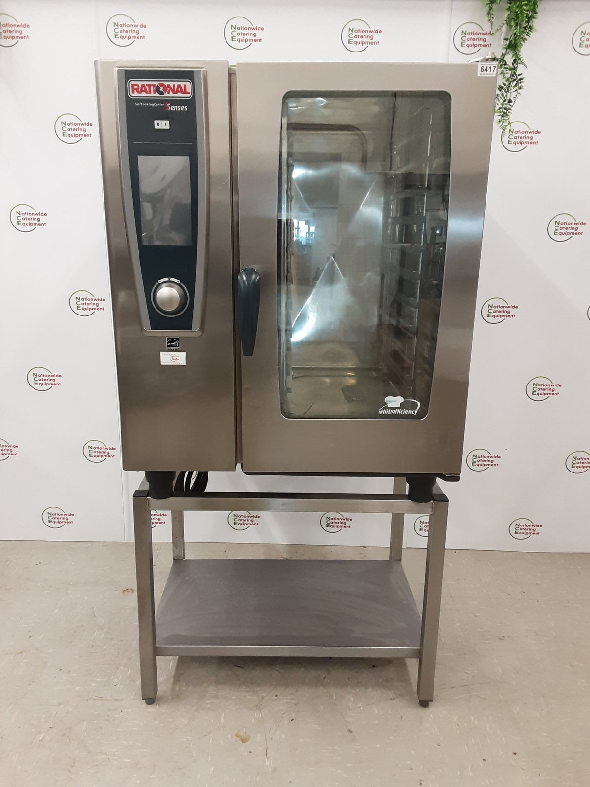 Rational Five Senses 10 Grid Electric Combi Oven On Stand, Model- SCCWE101 (NCE6417)