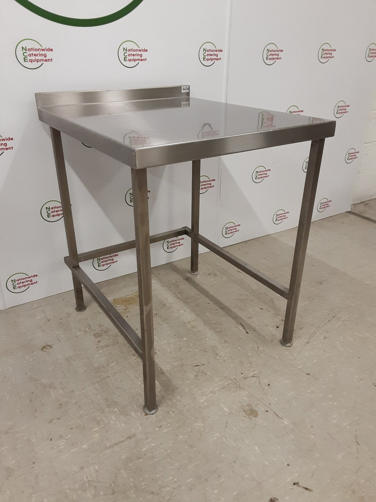 Stainless Steel Table With Appliance Space 65x80cm (NCE6442)
