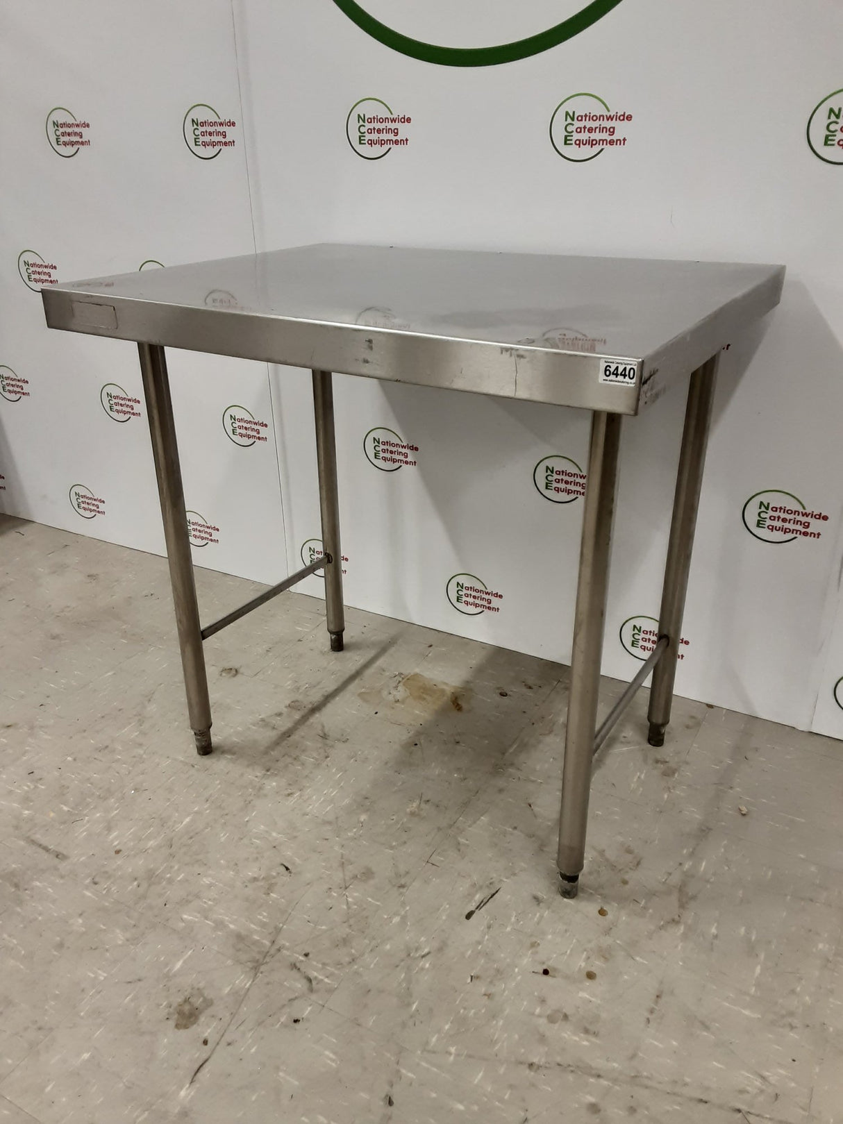 Stainless Steel Centre Table, With Appliance Space 90x70cm (NCE6440)