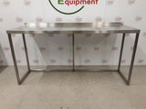 Stainless Steel Table With Appliance Space 195x70cm (NCE6435)
