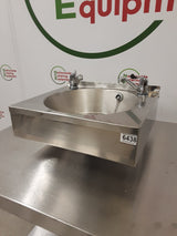 Stainless Steel Large Wash Hand Basin With New Lever Taps (NCE6438)