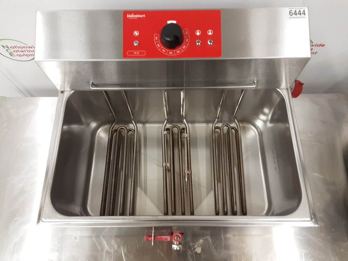 Valentine  Tabletop Large Single Tank Electric, 3ph/16amp Fryer, Model-TF13 (NCE6444)