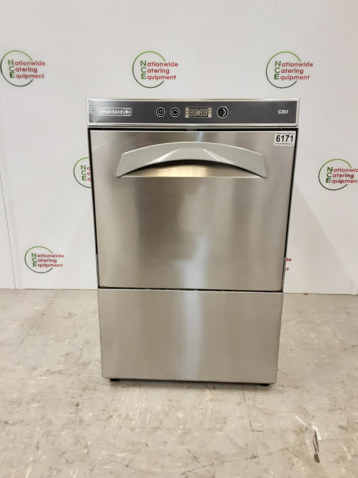 Maidaid Undercounter Glasswasher, 35cm Basket, 13amp, Model-C531 (NCE6171)