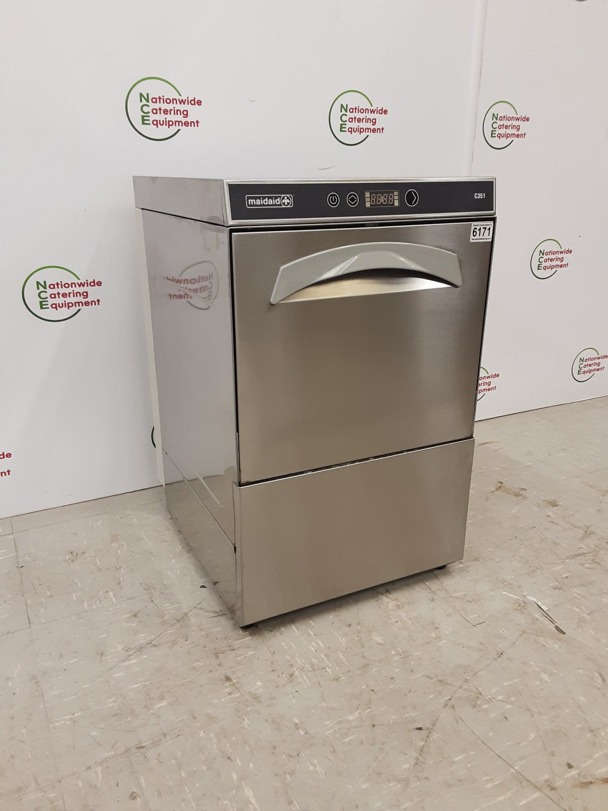 Maidaid Undercounter Glasswasher, 35cm Basket, 13amp, Model-C531 (NCE6171)