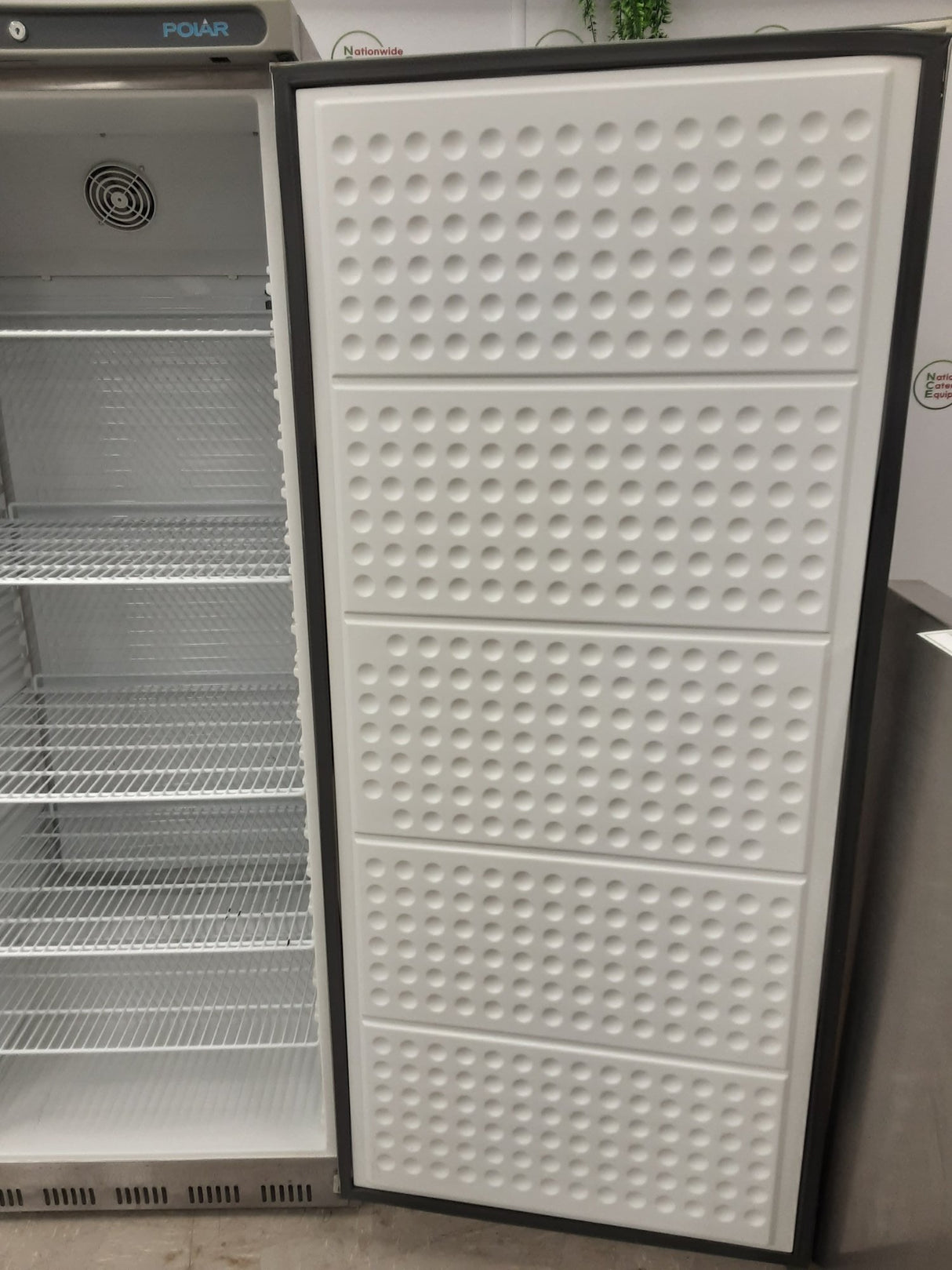 Polar Stainless Steel 600L Single Upright Fridge, Model- CD084 (NCE6452)