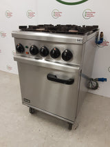 Lincat Opus Dual Fuel Four Burner Natural Gas Stove & Electric Oven (NCE6463)