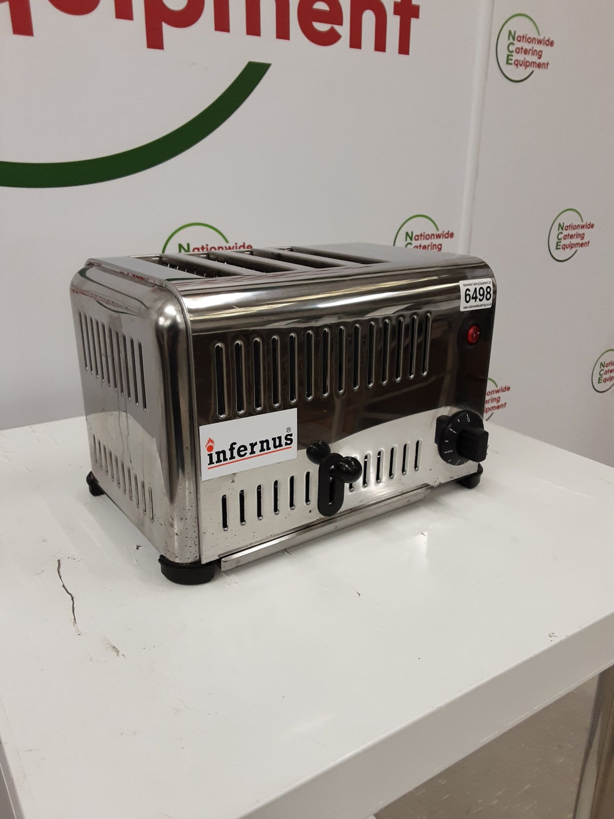 Infernus Four Slot Toaster, Model- HET-4 (NCE6498)