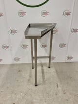 Stainless Steel Corner Table 49x74cm- Clearance (NCE6492)
