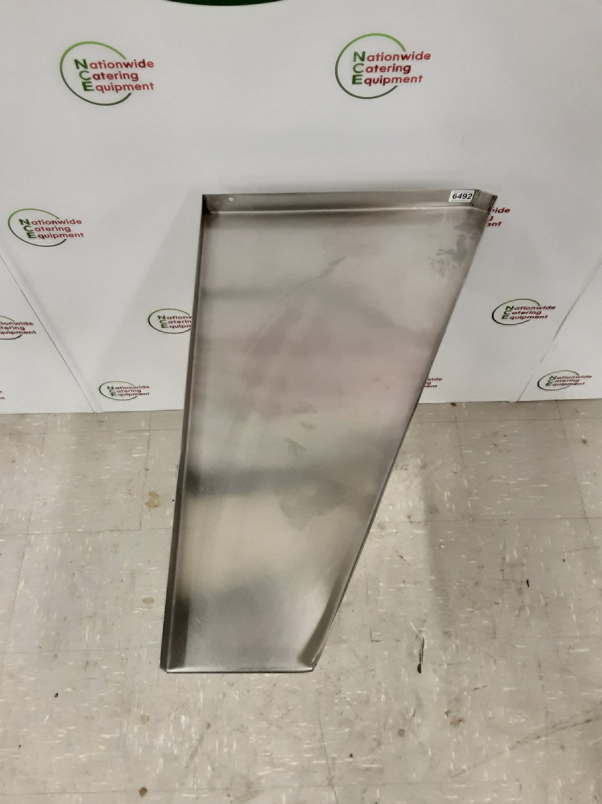 Stainless Steel Corner Table 49x74cm- Clearance (NCE6492)
