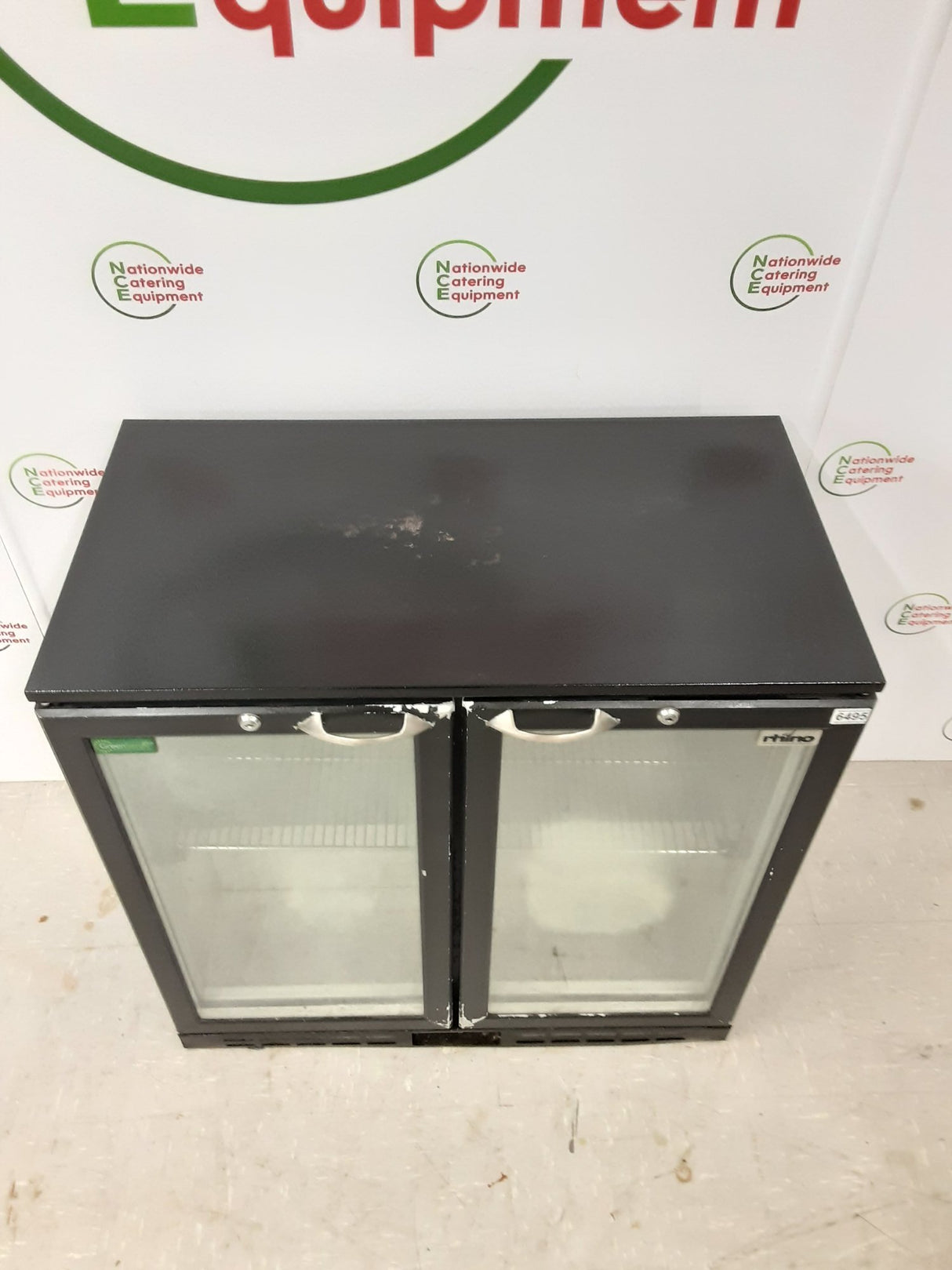 Clearance Rhino Two Hinged Door Bottle Cooler, Model- Monaco900H (NCE6495)