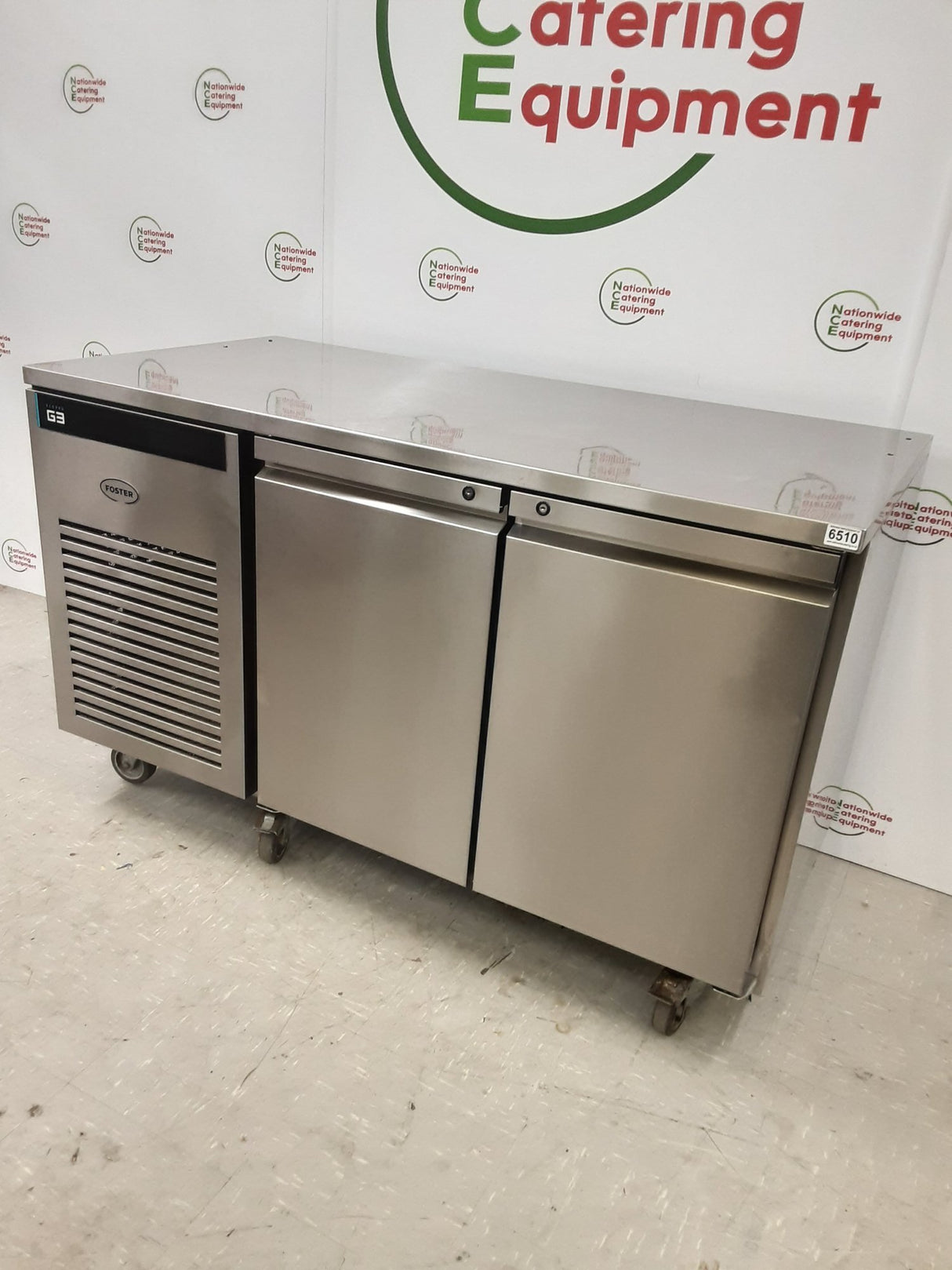 Foster G3 Two Door Flat Counter Fridge, 142cm, 2023 Manufactured, Model- EP1/2H (NCE6510)