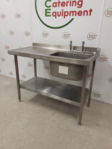 Stainless Steel Single Sink, 120x60cm (NCE6534)