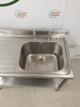 Stainless Steel Single Sink, 120x60cm (NCE6534)