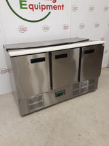 Polar G-Series Three Door Saladette Counter Fridge, Model- G607 (NCE6533)