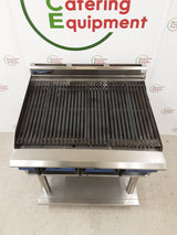 Blueseal 90cm/Three Burner Natural Gas Char-Grill, Model- G596/LS (NCE6304)