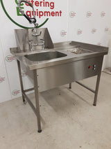 Clearance Stainless Steel Single Dishwasher Entry Sink 114cm (NCE6542)
