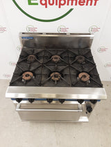 Blueseal Six Burner Stove & Oven, Natural Gas, Model- G506 (NCE6520)