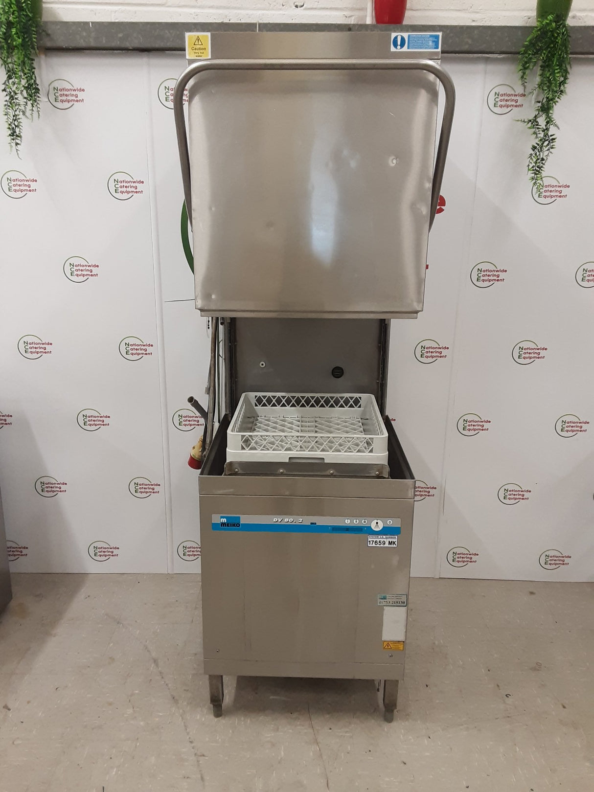 Meiko Pass-Through/Hood Dishwasher, 3ph/32amp, Model- DV.80.2 (NCE6566)