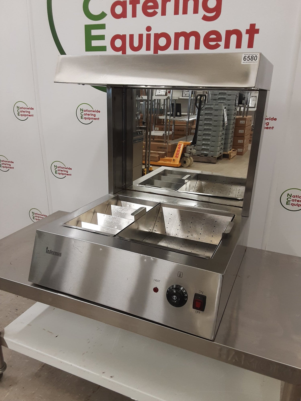Infernus Tabletop Electric Chip Scuttle/Station, Model- INF-CW8 (NCE6580)