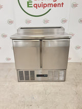 Blizzard Two Door Counter Fridge With Toppings Opening, Model- BCC2EN-ECO (NCE6621)