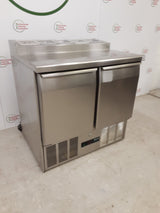 Blizzard Two Door Counter Fridge With Toppings Opening, Model- BCC2EN-ECO (NCE6621)