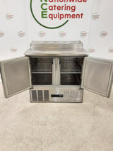 Blizzard Two Door Counter Fridge With Toppings Opening, Model- BCC2EN-ECO (NCE6621)