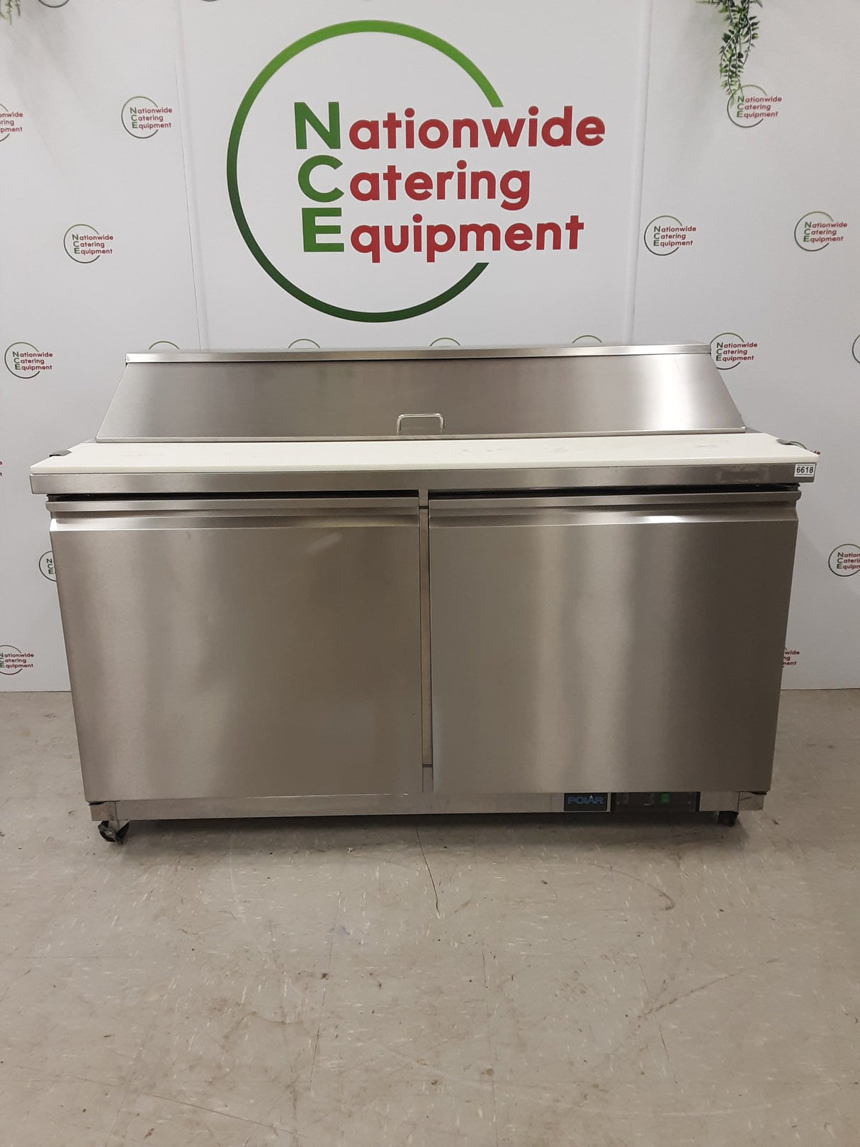 Polar U-Series Double Door Prep Counter Fridge, Model- GD883 (NCE6618)