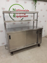Mobile Hotcupboard With Two Tier Heated Gantry Above, 13amp (NCE6624)