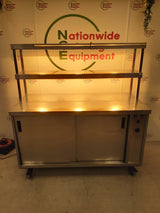 Mobile Hotcupboard With Two Tier Heated Gantry Above, 13amp (NCE6624)