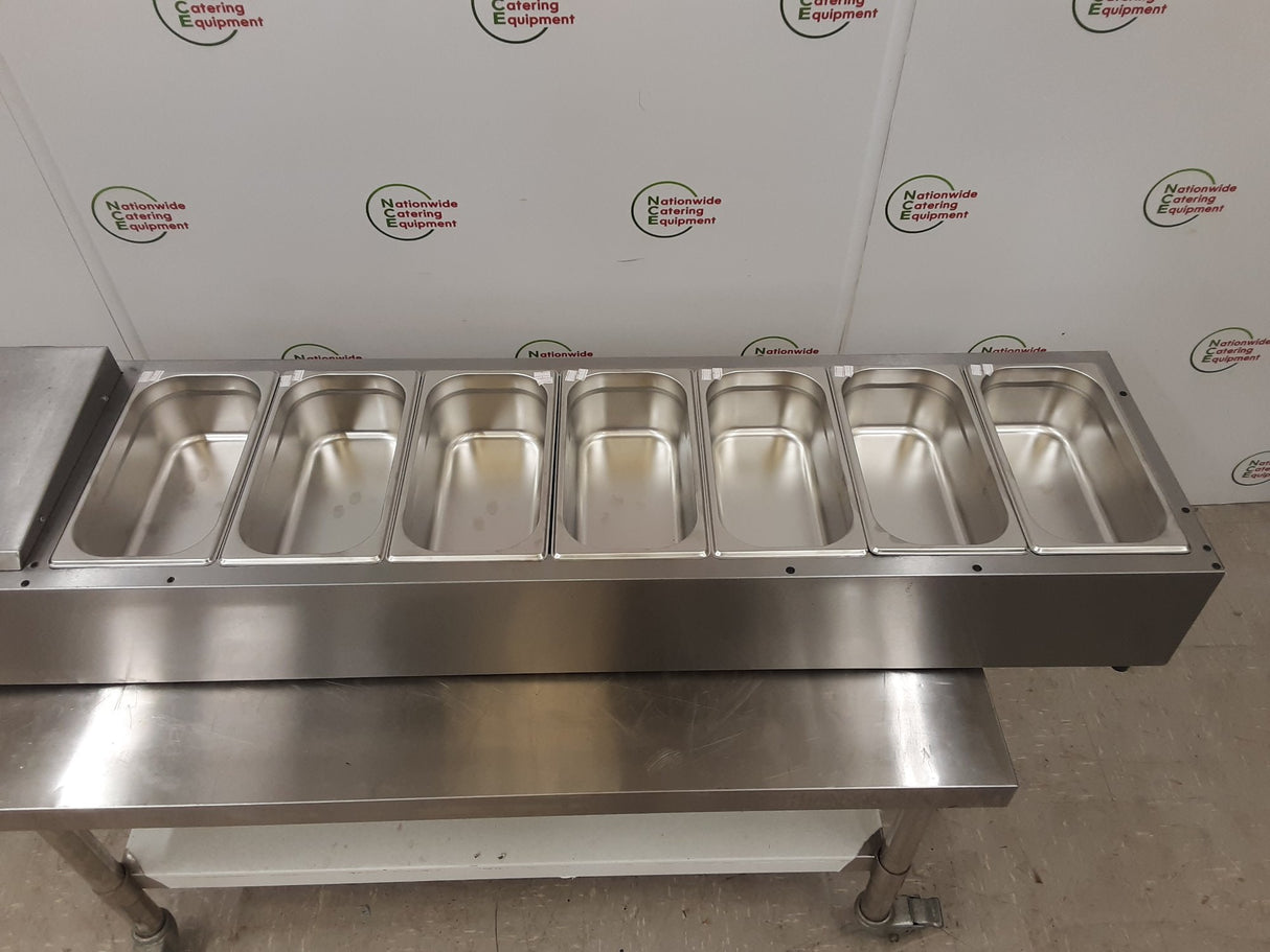 Lincat Tabletop Toppings Fridge, 158cm (NCE6609)