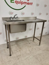 Stainless Steel  Slimline Single Sink 120x50cm (NCE6641)