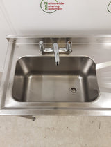 Stainless Steel  Slimline Single Sink 120x50cm (NCE6641)
